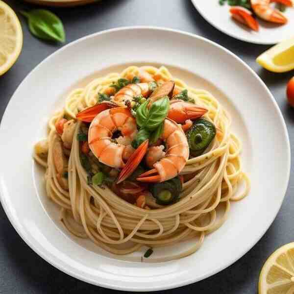 Паста с морепродуктами 13